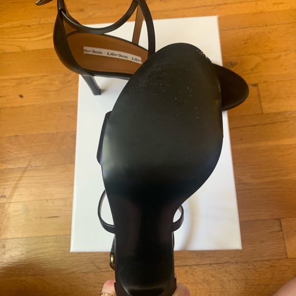 Black Strappy Heels - Picture 5 of 6